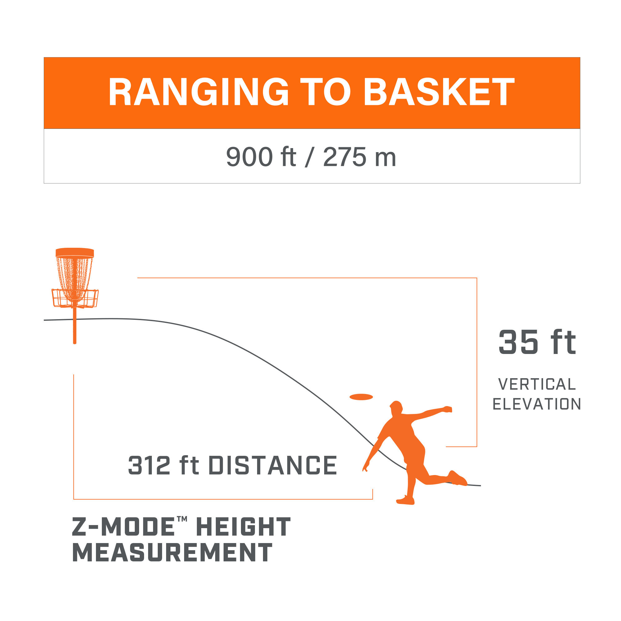 EDGE Disc Golf Laser Rangefinder | Bushnell